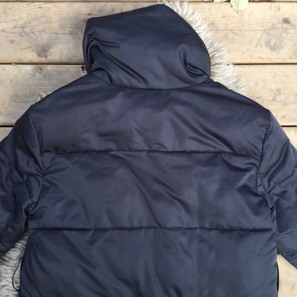 Avec les Filles oversized black puffer parka - size S - Picture 4 of 11